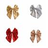Cartoon Sparkling Glitter Christmas Bow DIY Merry Christmas Decorations  Home Xmas Decor