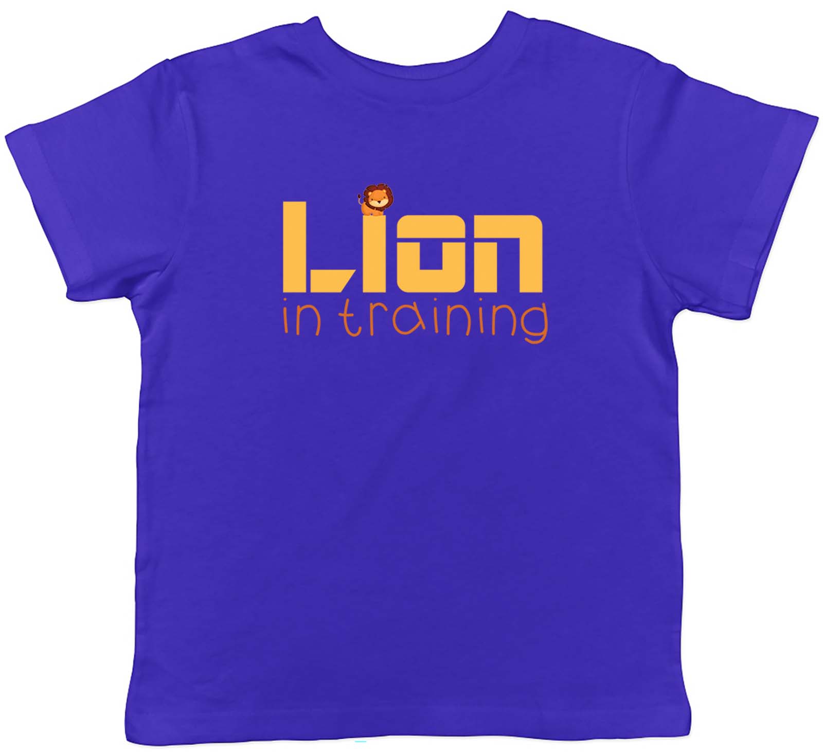 Lion In Training Kids T-Shirt Wildlife Zoo Safari Leo Childrens Boys Girls Gift 140