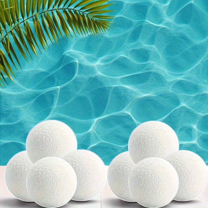 4 Piezas de Bolas Reutilizables para Limpieza de Piscinas, eliminación de suciedad de alta eficiencia, perfectas para uso en SPA y jacuzzi.