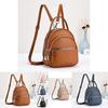 Stylish Macaron Color Block Backpack Versatile Spacious Lightweight Tote Bag For Women