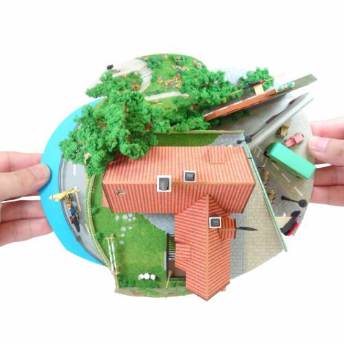 Sankei Studio Ghibli Series Kiki's Delivery Service Diorama Paper Craft MP07-37