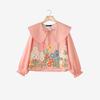 ZANZEA Women Casual Doll Collar Loose Long Sleeve Floral Blouse