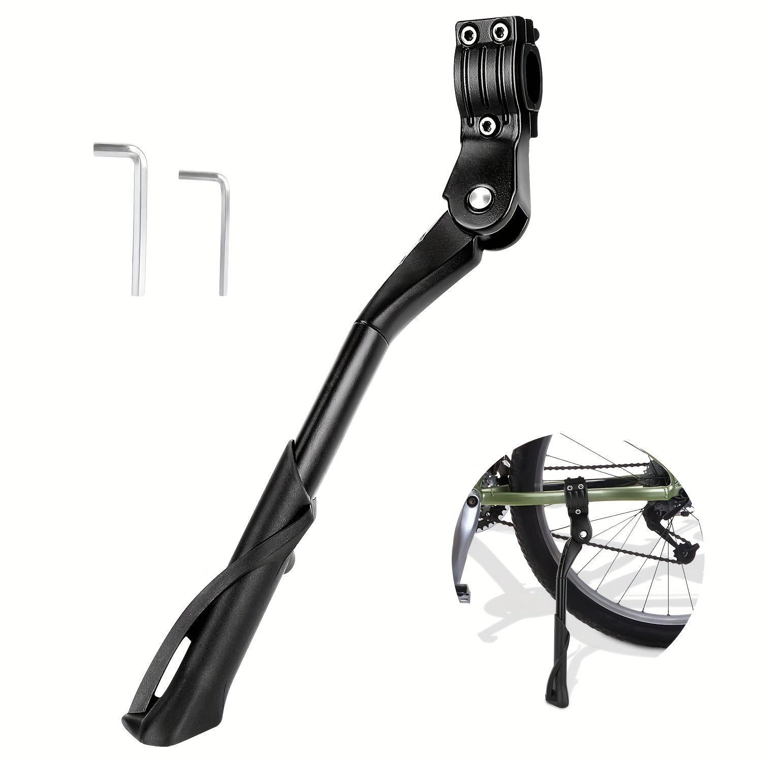 Outdoor Cycling Equipment Bicycle Stand for Mountain and Road BikesSide Kickstand with Dual Holes, Adjustable Support Accessory Mountain Bikes&20 чёрный