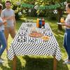 Disposable Football Theme Tablecloth Soccer Grass Design Soccer Banner  Birthday Party