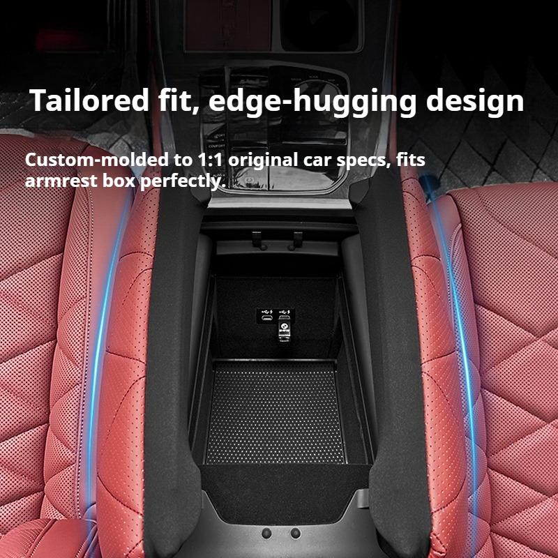 Car Armrest Box Cover For BMW X5 X5L Central Console Armrest Heightening Pad Leather Protective Mat Car Interior Accessories
