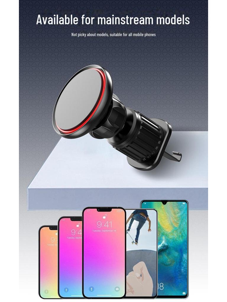 2024 Starker magnetischer Saugnapf-Autotelefonhalter mit Navigationsunterstützung