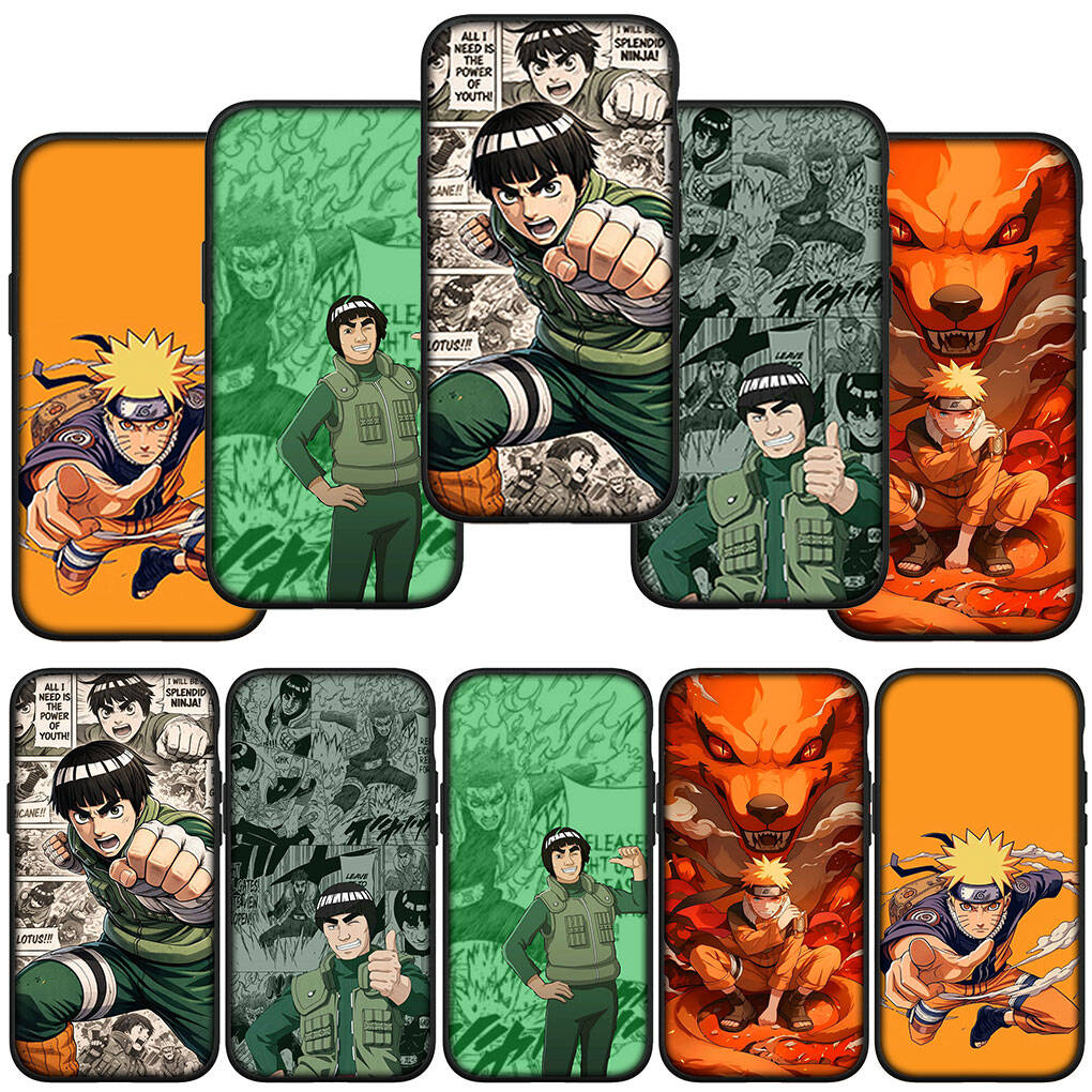 Phone Case for iPhone 17 15 16 Plus Xiaomi Poco X7 X6 F8 F7 C85 C75 C71 Redmi Note 14 12 11 13 Pro Max A4 14C 13C Coque Rock Lee Narutos Anime Cover