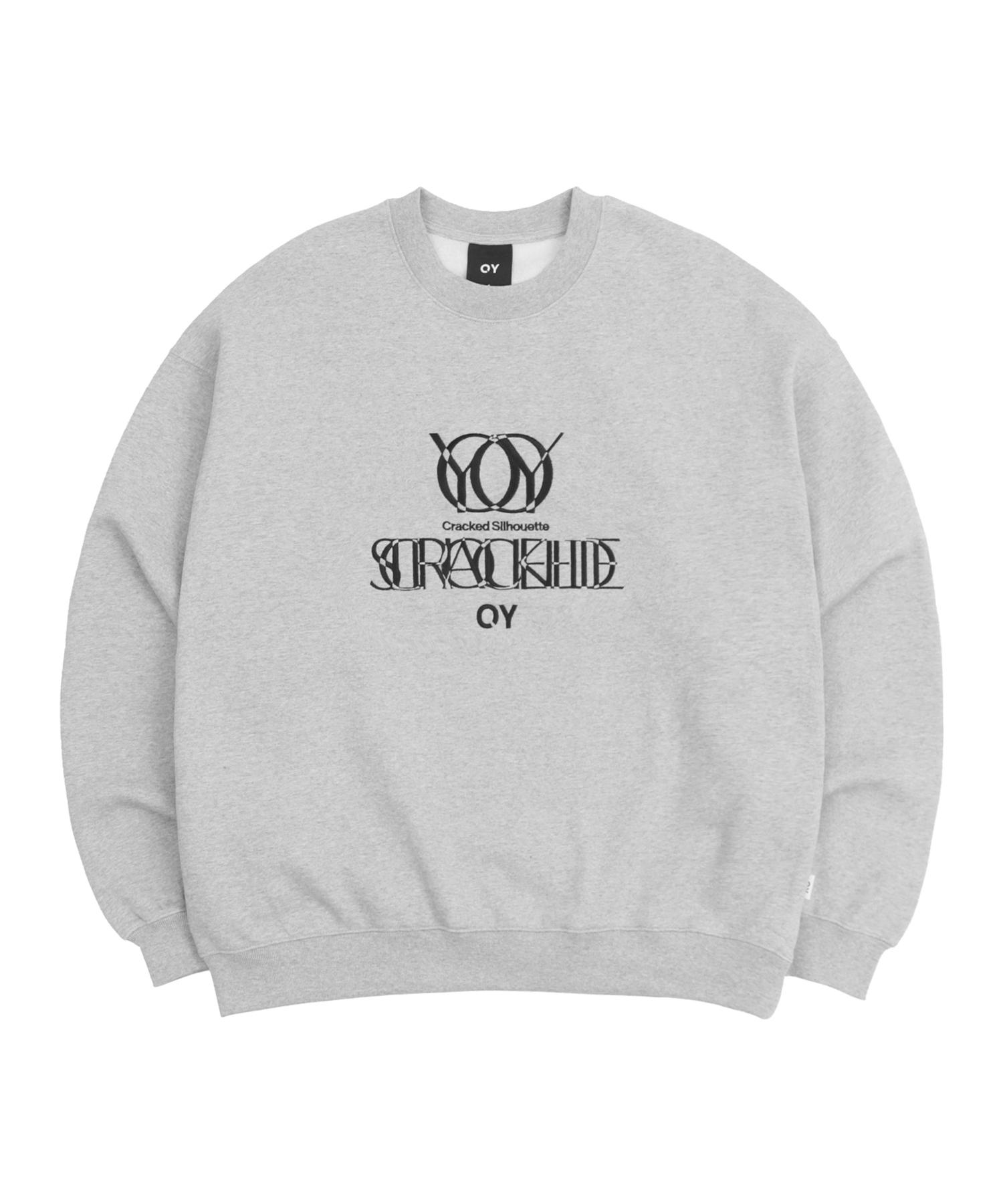 Толстовка с логотипом Oy Overlay - Серая Gray/1Size