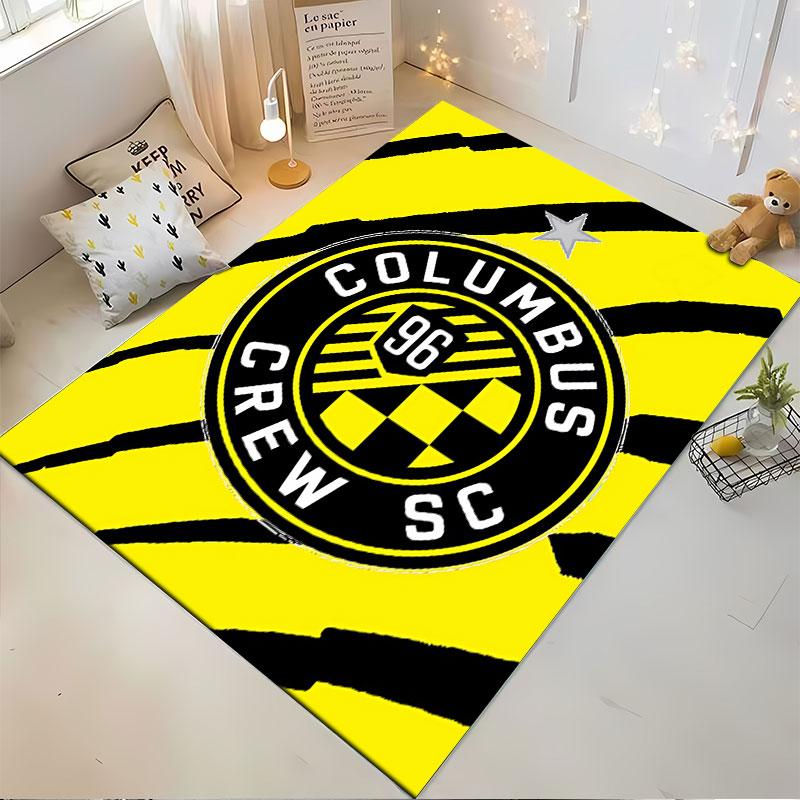 Columbus Crew SC Logo Carpet suitable as a non-slip mat for the living room or bedroom sofa