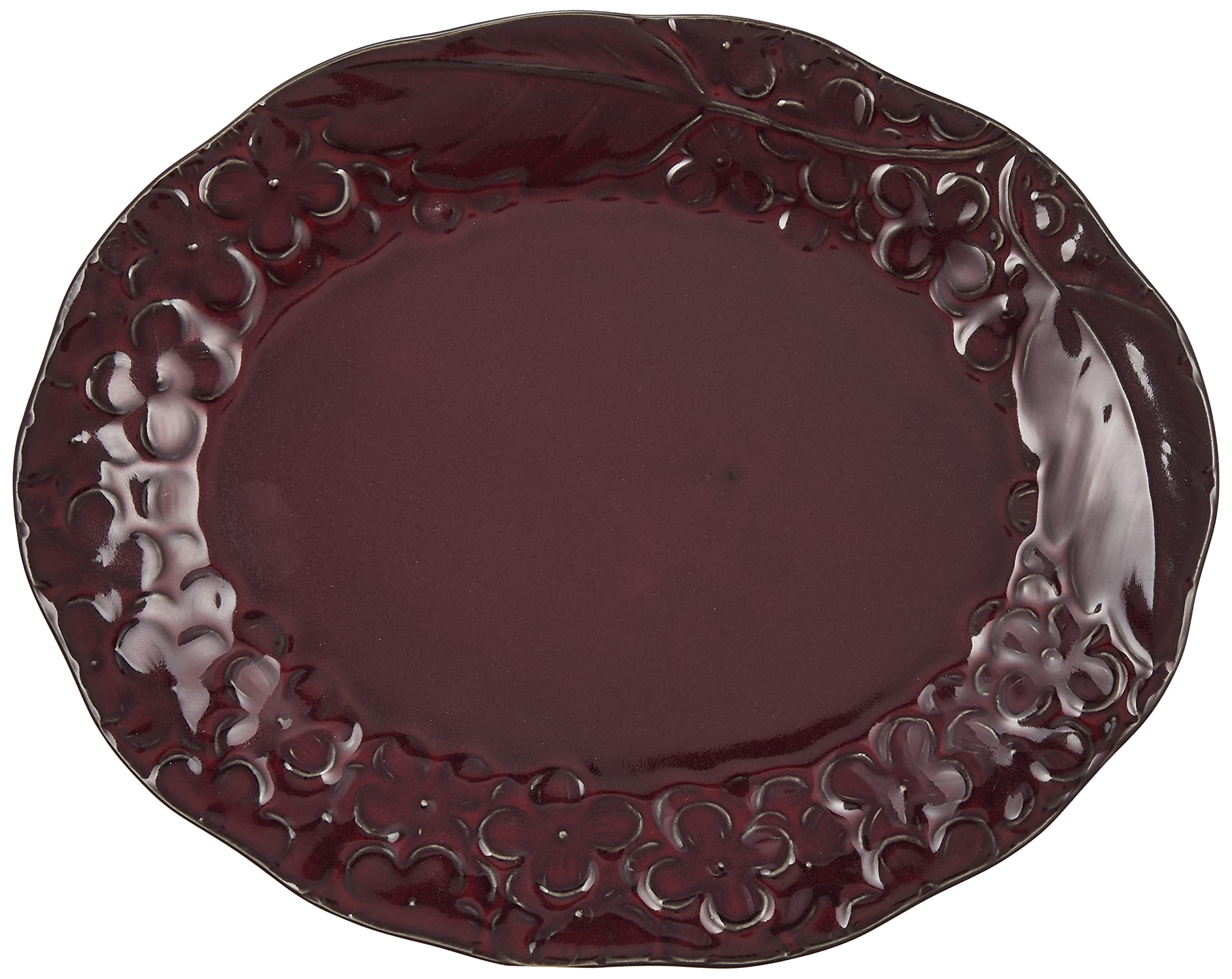 

Aito Seisakusho Oval 18cm Long and Mino Microwave and Dishwasher Made in Product Number 267838 Lien Plate, Approx. Wide, Small, Purple, фиолетовый