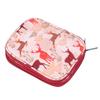 Oxford Cloth Knitting Storage Bag Sika Deer Pattern Foldable Structure Crochet Hook Case Multi-Compartment Sewing Tool Case
