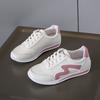 Fashion New Color Matching Fashion Casual Shoes Large Size Small White Shoes Female Students Lace-up Running Sneakers Zapatos De Mujer