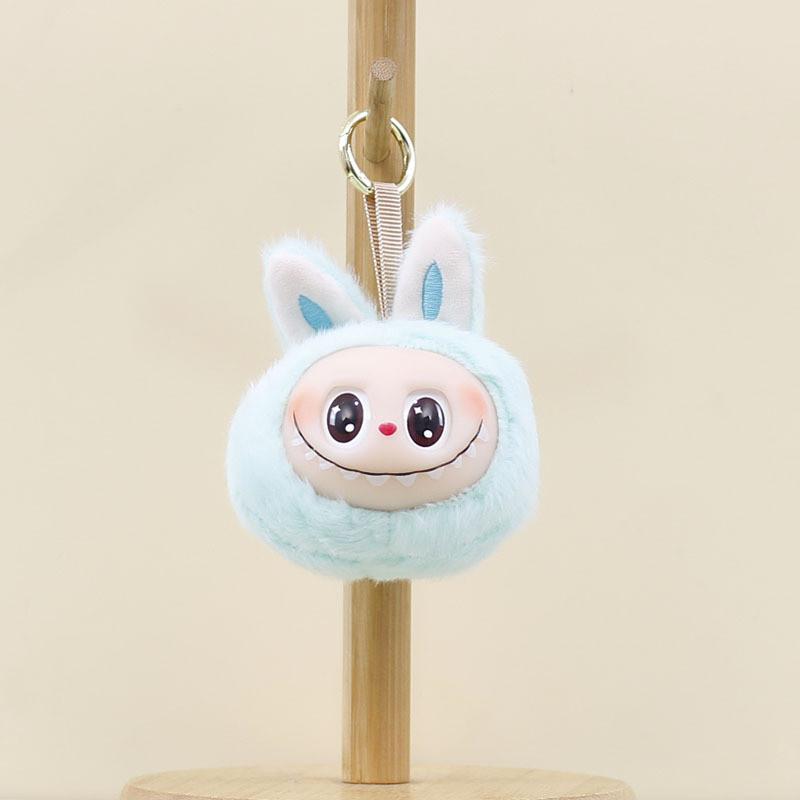 Rabbit Pendant Plush Toy Keychain Cartoon Doll Backpack Decoration Gift