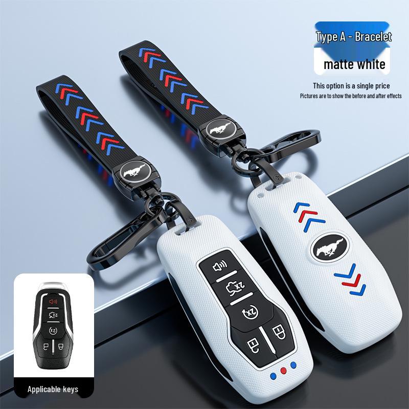 Taurus Key Cover for 17-18 Explorer/Mustang - Unisex Car Buckle Shell Single Unit