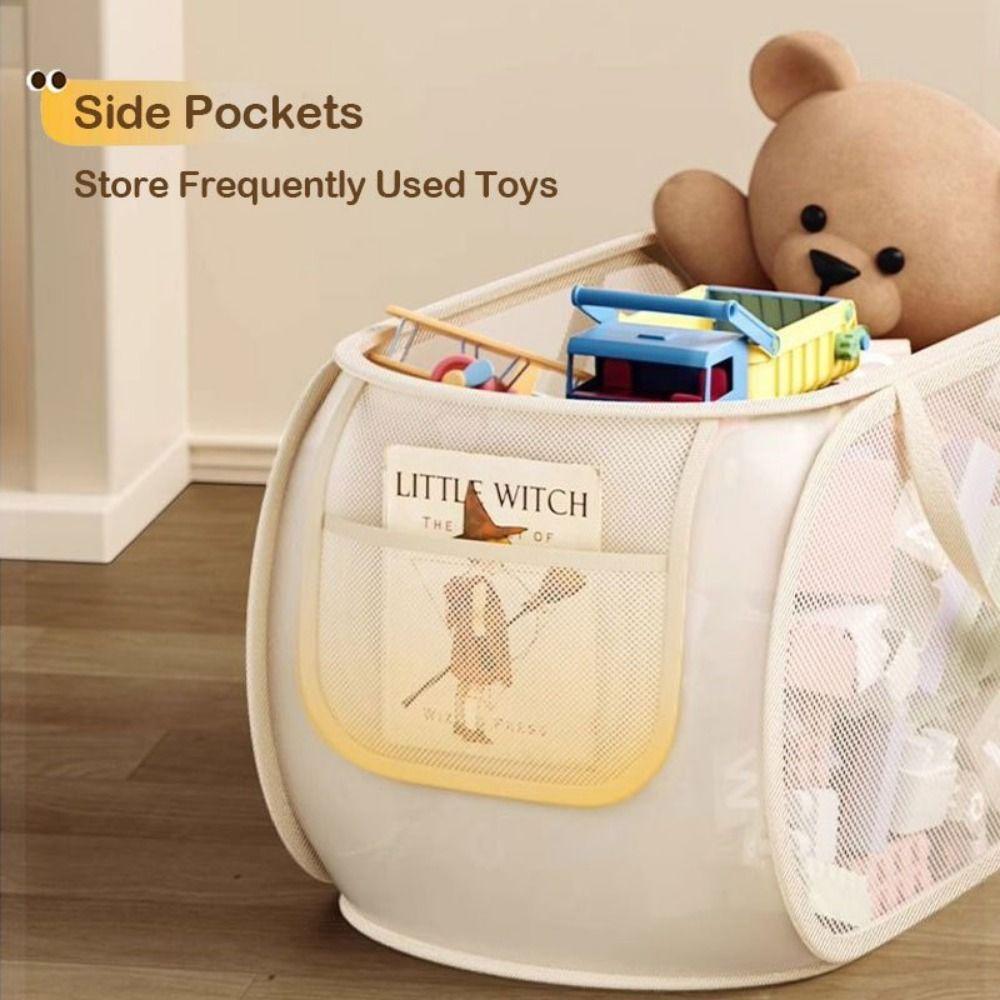 Multifunctional Storage Bag Handheld Laundry Basket Portable Storage Basket  For Children Toys