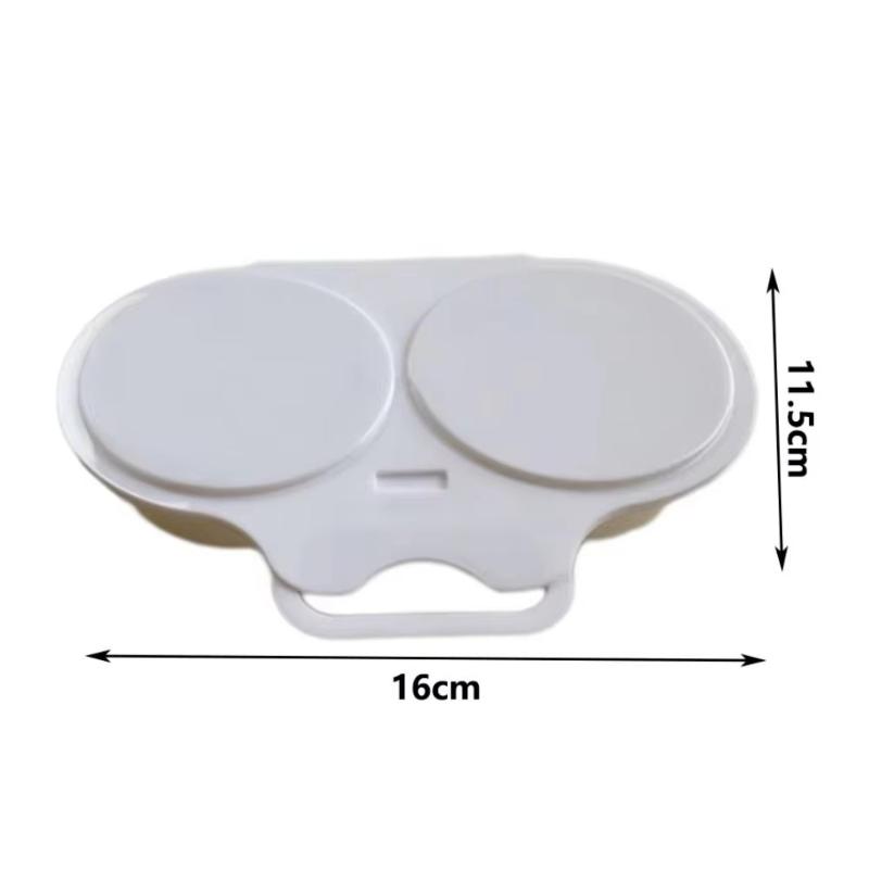 Food Grade Plastic Microwave Egg Cooker Heat Resistant Kitchen Egg Fryer Easy Clean Portable Steamed Egg Box