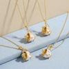 Animal Charm Necklace With Bunny Cat Fox Pendant For Women Gift