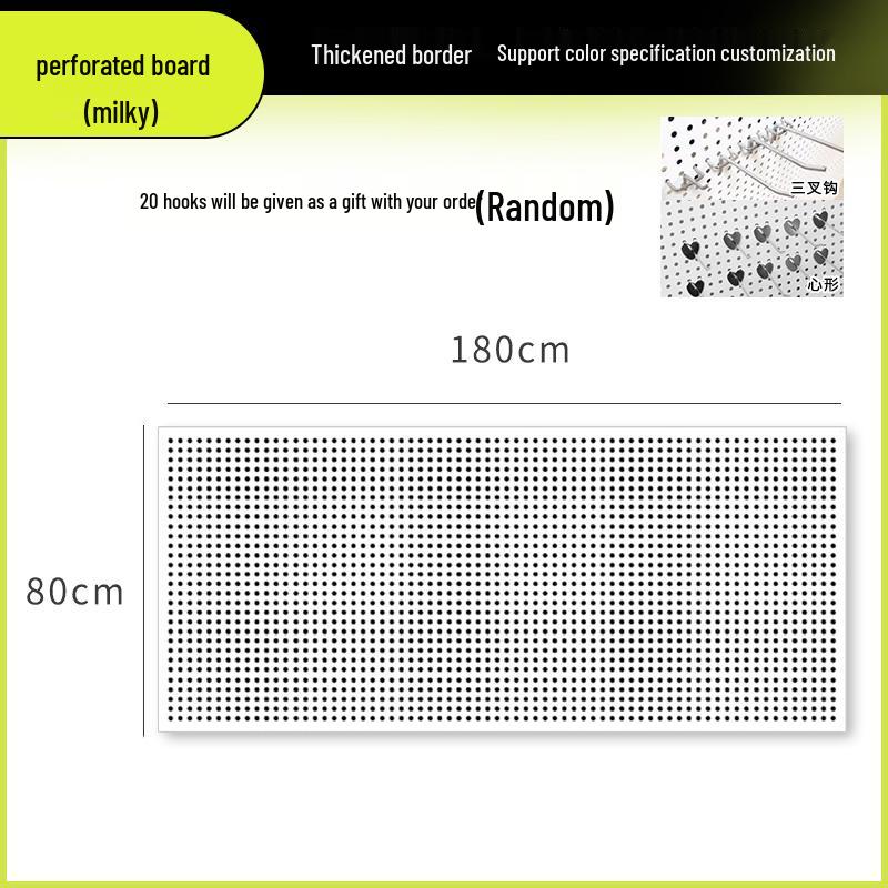 Wandmontiertes Lochplatten-Aufbewahrungsregal für Schmuck, Werkzeuge und Zubehör