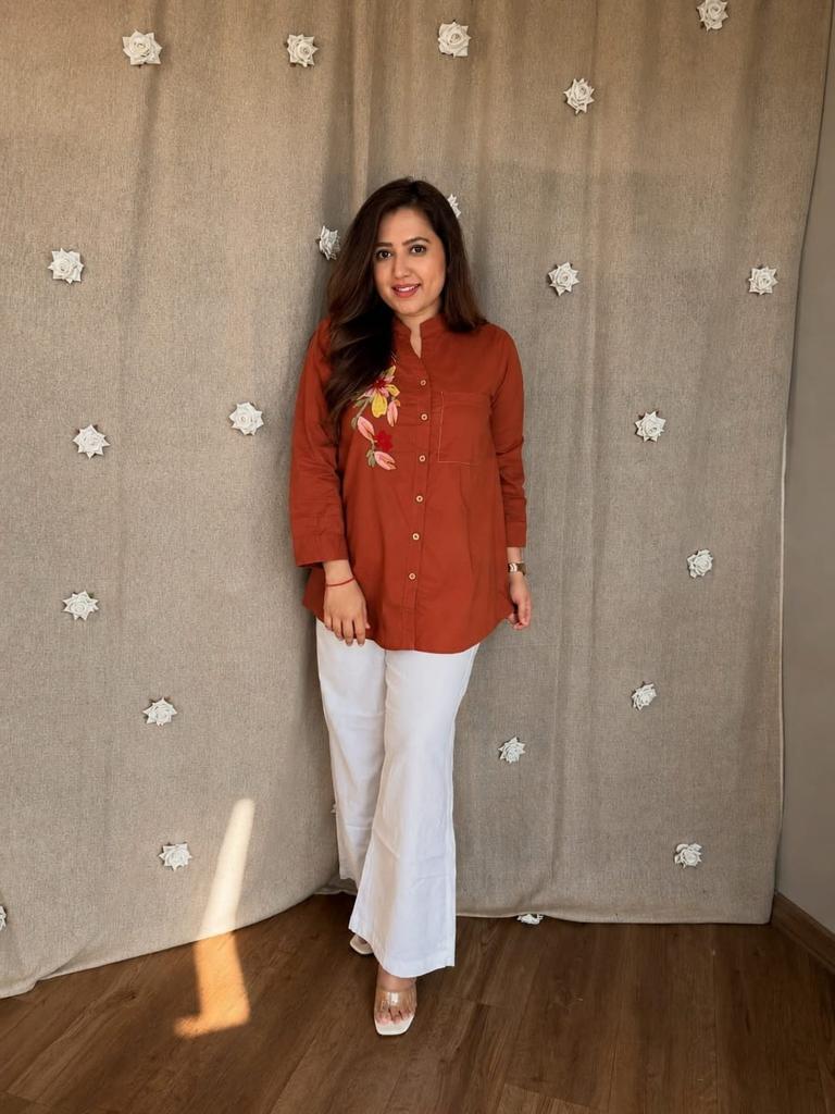 Women's Casual Wear Shirt Palazzo Set Indian Bollywood Ethnic Kurta Cord Set
