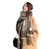 20252025 Versatile Autumn and Winter New Student Premium Warm Shawl Thickened Scarf Couple Scarf
