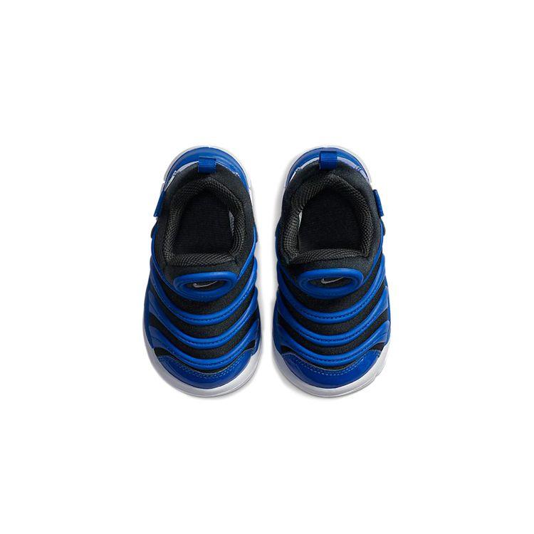 Nike Dynamo Free Slip-Resistant Shock Absorbing Support Low-Top Walking Shoes Baby Shoes Blue Black 343938-433