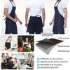 Grembiule Denim Semplice Unisex Accessorio da Cucina Grembiule Senza Maniche Cucina Ristorante Barista Grembiule da Lavoro Durevole Igienico Grembiule da Forno