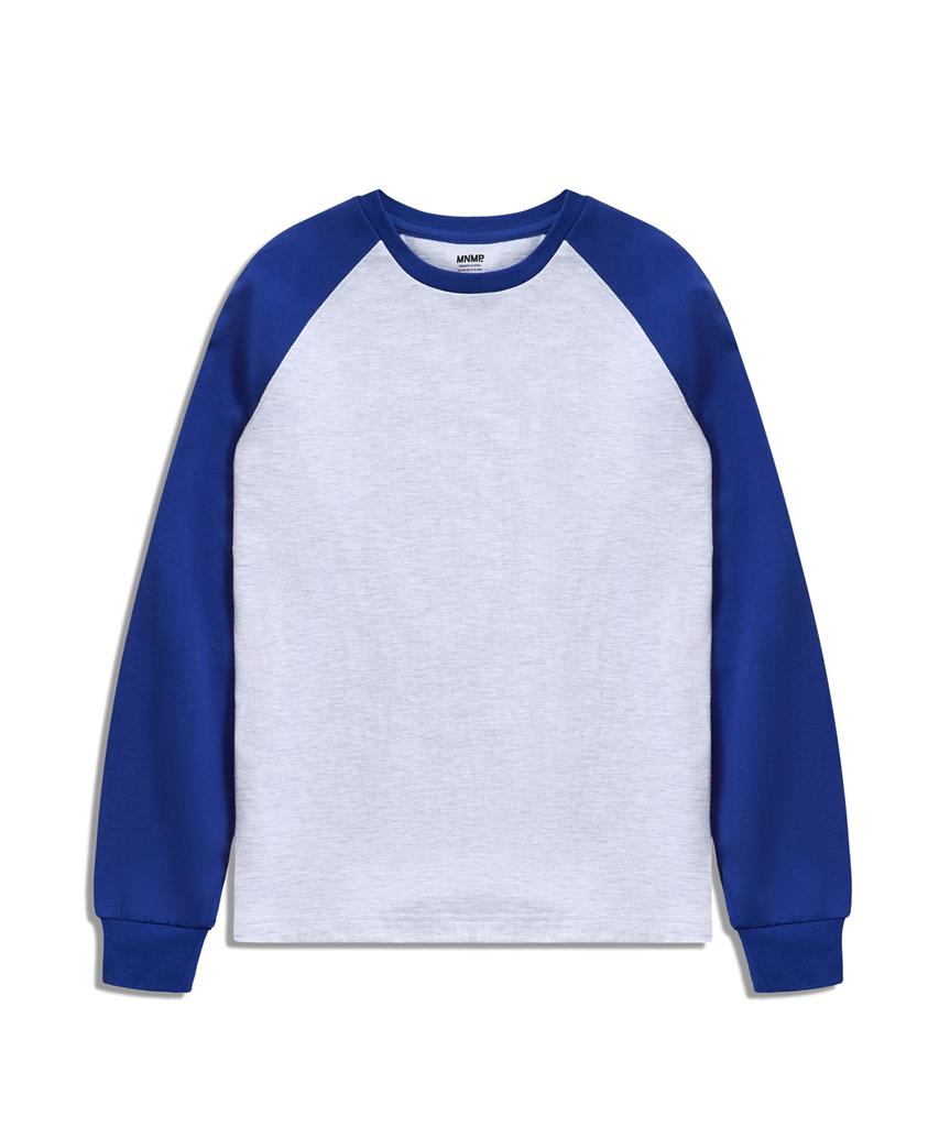 MINIMALPROJECT Under Log Raglan Long Sleeve T-Shirt Mlt122 [Ashgray]