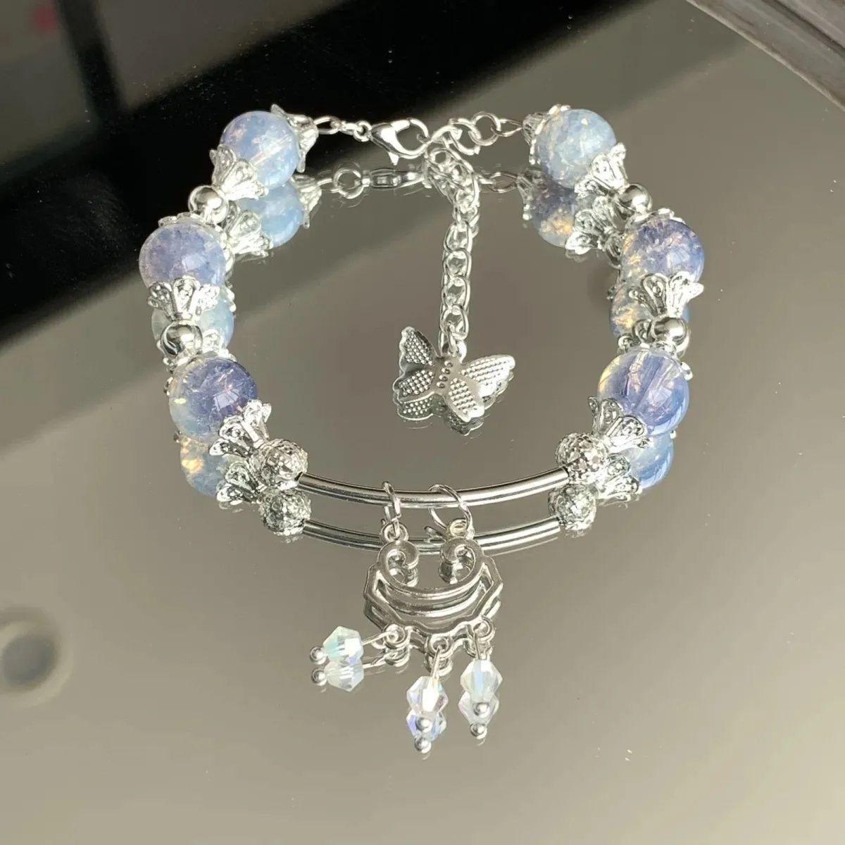 

Браслет «Хвост рыбы» в виде морской бабочки ~ Дизайн в древнекитайском стиле для девушки