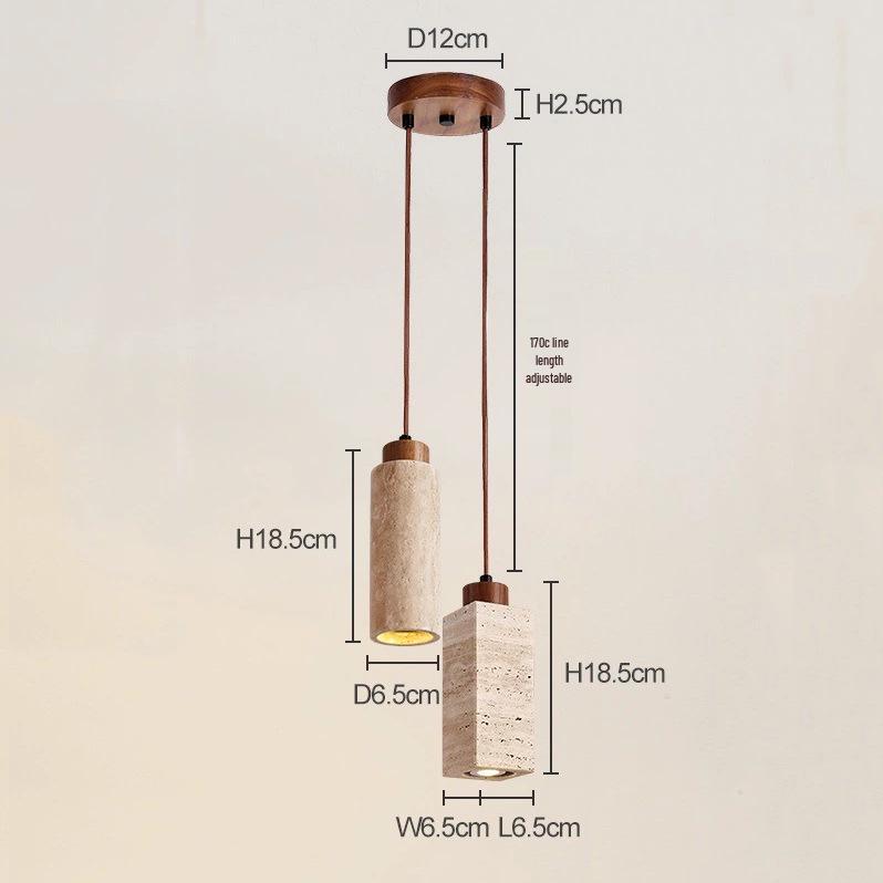 Wabi-Sabi Japanese Retro Pendant Light for Bedside and Bar Counter