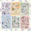 Korean Cute Cartoon Girl Character Sticker Ins Diy Decoration Material Sticker Sticker