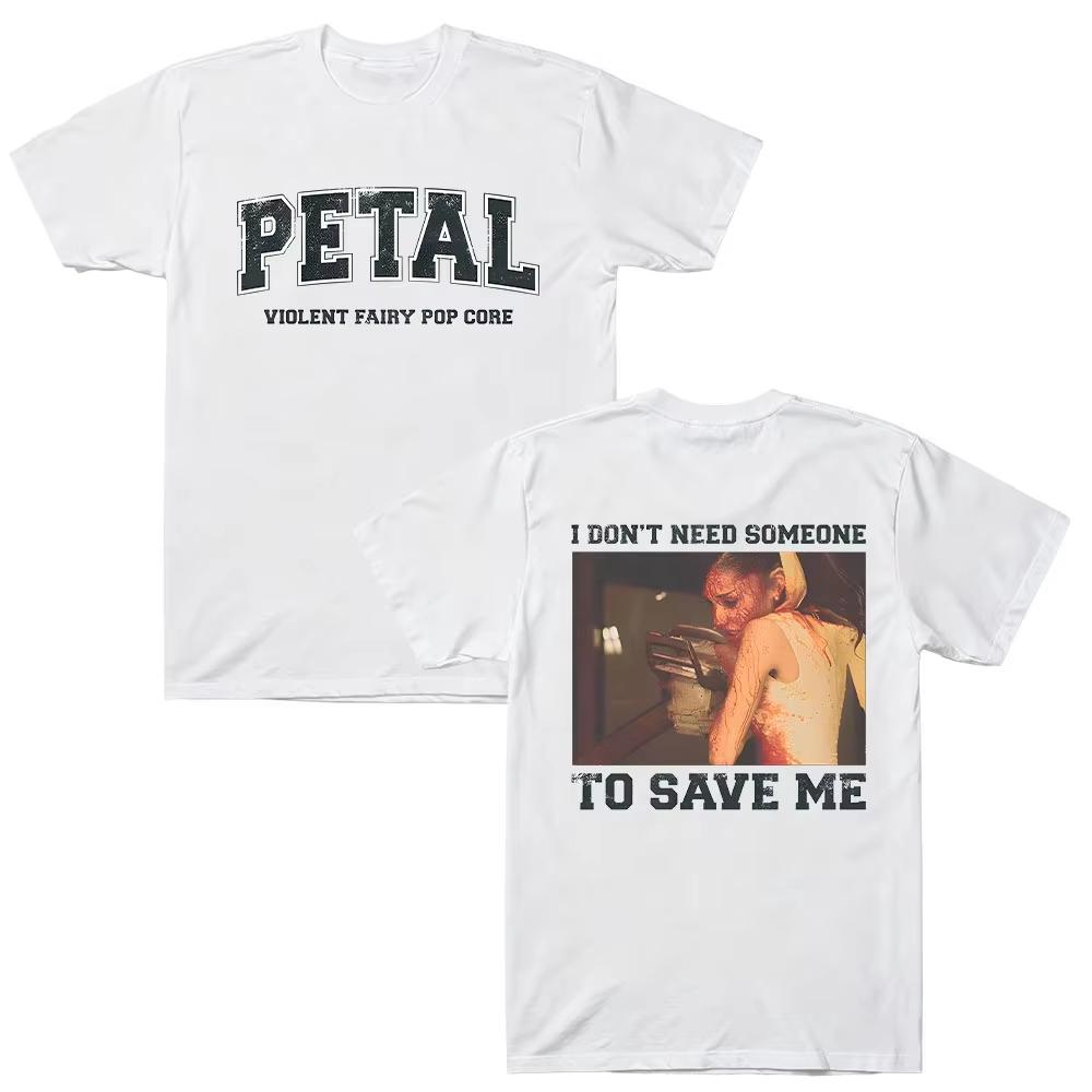 2026 New Ariana Grande Petal Core 2026 Graphic‑Print Unisex Short‑Sleeve T‑Shirt, Summer Street‑Style Casual Top