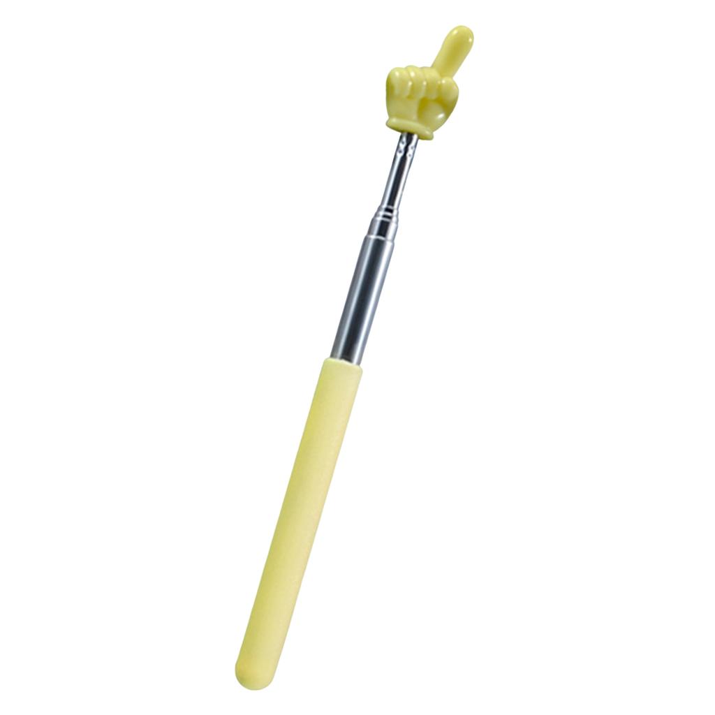 Telescopic Teaching Pole Classroom Indicator Stick For Reading And Learning Creative Finger Shape Teaching Stick School Supplies