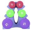 6pcs Hand Fitness Weights Set Holder Rack 2lb 3lb 5lb Bodybuilding Exercise Equipment