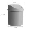 Desktop Plastic Trash Can   Cover Multifunctional Tiny Garbage Bin with Lid for Living Room Decor
