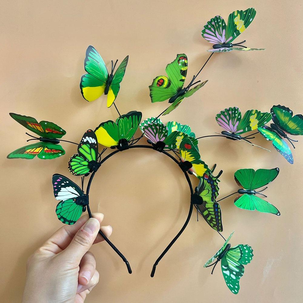 Glow Simulation Bridal Headpiece Flower Ring Fairy Headband Hair Accessories Bride