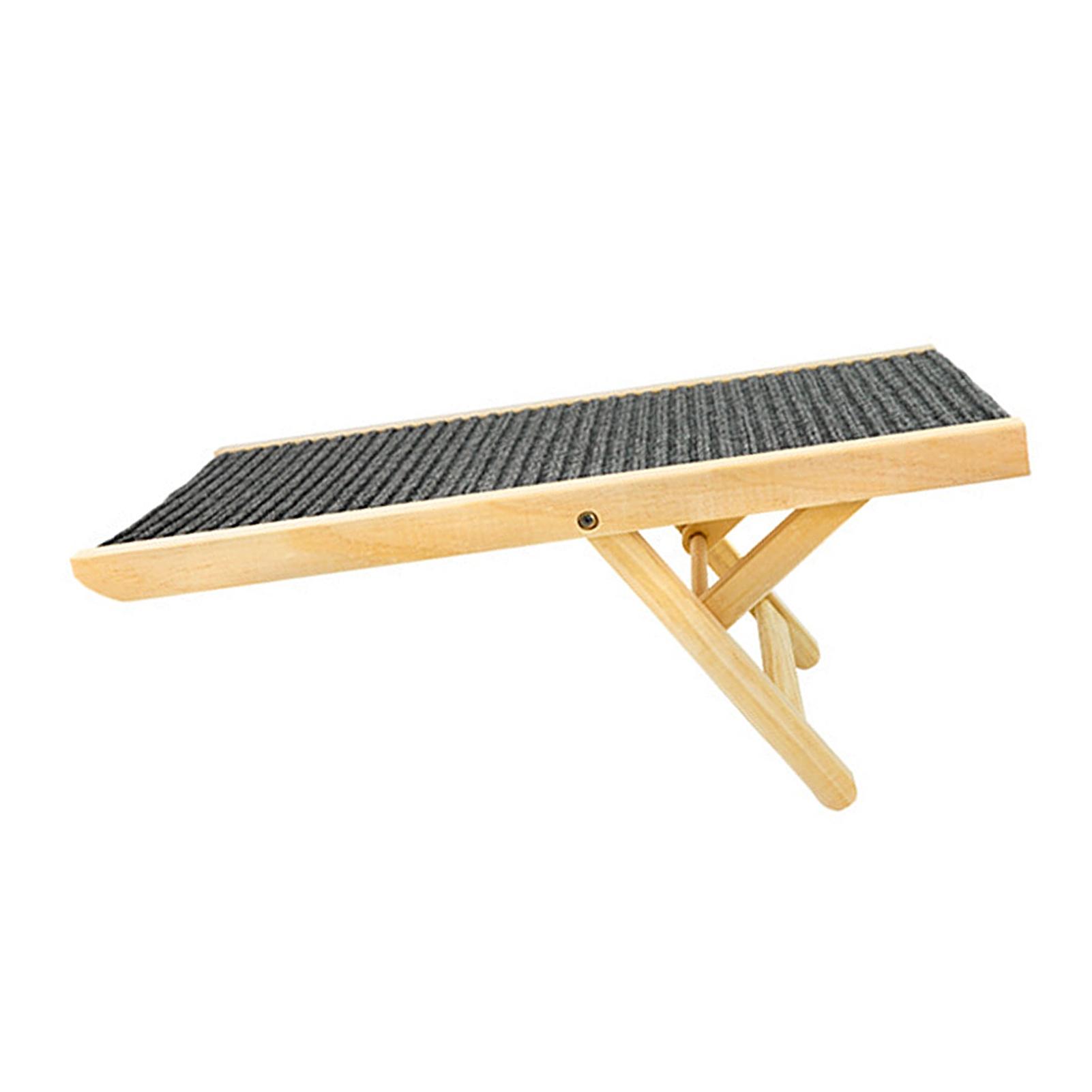 

Wood Dog Ramp Height Adjustable Slip Resistance Foldable Pet Climbing Ladder for Sofa Bed Car Size: Approx. 70x35cm Size: Approx. 70x35cm / 27.6x13.8in (M)