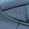 2PCS Car Rear Triangle Window Shutters Sunshade Decoration Accessories For Tesla Model 3 Highland 2024 Bright Carbon Fiber ABS