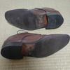 A.Testoni Black Label Leather Dress Shoes Straight Cap Toe Brown 8H / 26.5 /XRA4(USED)