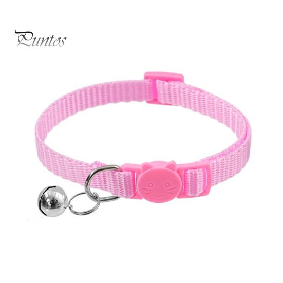 

Ошейник для кошек с колокольчиком, мягкий, безопасный ошейник для кошек с быстросъемной пряжкой, регулируемый нейлоновый ошейник для кошек и щенков