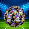 Custom Name Personalized Game Rainbow Friends Print Size 5 Soccer Ball Training & Match Football, for Team, Kicking, Gift for Football Enthusiasts