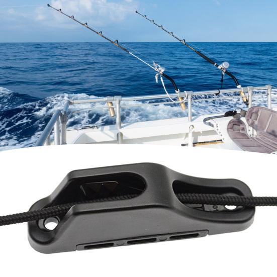 Nylon Kajak Kordelklemme Selbstsichernde Seilkordelspanner Läufer Schnellgriff Weiche Seilspannung Schieber für Kanufahren Kajakfahren Surfen Zubehör