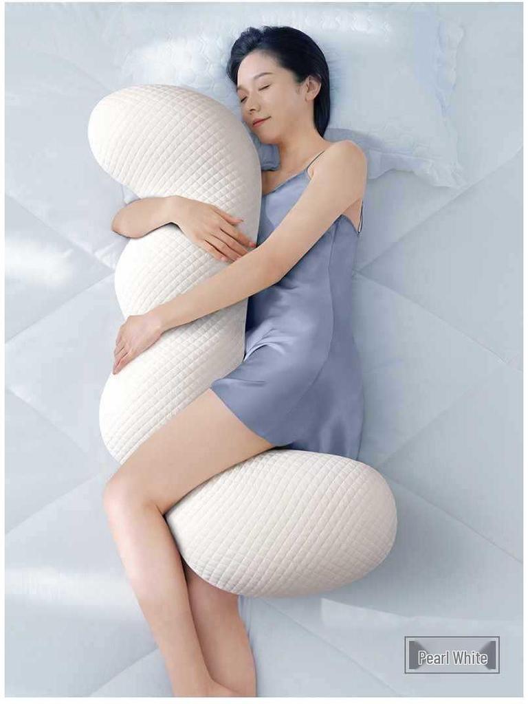 Memory Foam Body Pillow for Teens & Adults - Side Sleeper, Removable & Washable Cover, Long Leg-Clamping Design