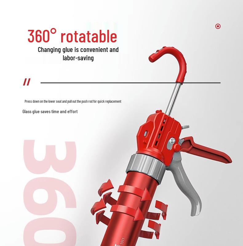 Arrizo Automatic Glue Gun - Effort-Saving, Structural Adhesive & Caulking Tool for Sealing and Decoration.