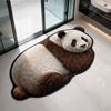 Non-Slip Home Decor Carpet 2D Cartoon Carpet Cute Panda-Shaped Area Rug  Bedrooms