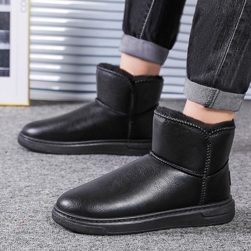 

Новые зимние мужские зимние ботинки, мужская спортивная обувь с высоким берцем, модная повседневная обувь, хлопковые теплые удобные легкие ботинки
