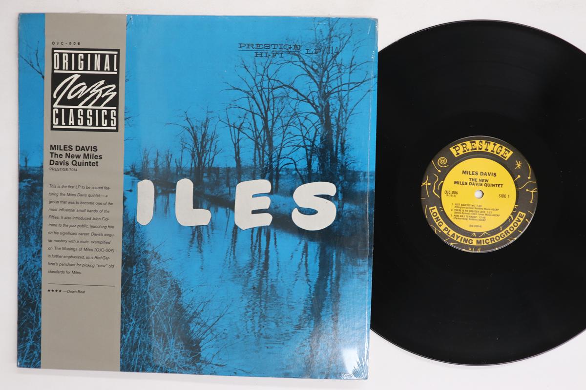 Виниловая пластинка MILES DAVIS QUINTET Miles OJC006 PRESTIGE 1983 США Obi Джаз Б/у