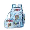 Popular Rhythm Box Sprunki Music Game School Bag Backpack Pencil Bag Three-piece Student Backpack D