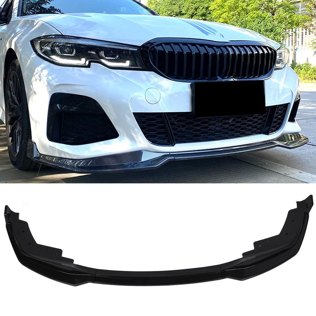 3PCS Front Bumper Lip Diffuser Kit MP   for 3 Series  0  1 M Pack Pre‑facelift 2019 to 2022