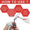 Y51A-Pipe Center Finder, Pipefitter Tools With Magnetic Centering Head, Pipe Fitting Tools 2.75Inch Y-Shape With Adjustable
