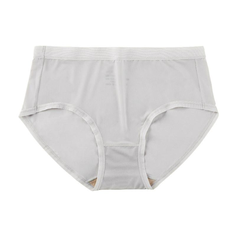 Ladies Spring and Summer Ice Silk Breathable Comfortable Quick Dry Anti Bacteria Waist Triangle Briefs